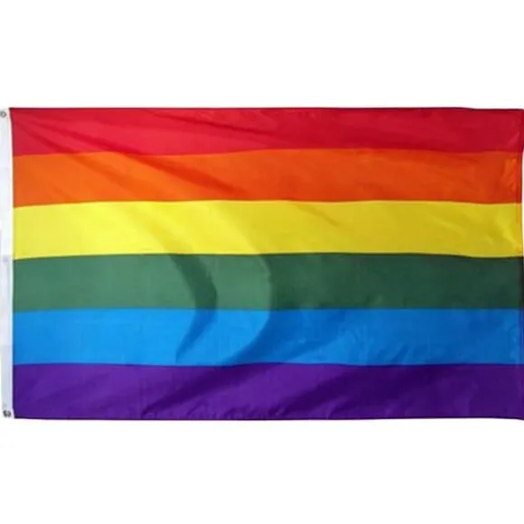 90* 150 cm/3* 5 fod Regnbueflag Gay Pride Peace LGBT Polyesterflag Transgender-banner