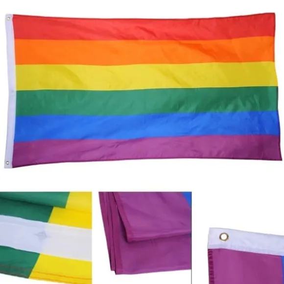 90* 150 cm/3* 5 fod Regnbueflag Gay Pride Peace LGBT Polyesterflag Transgender-banner