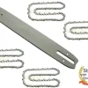 37 cm 1,6 mm 0,325" 62 TG Sværd + 4 kæde for Stihl 026 AV MS260 motorsav