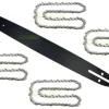 45 cm 1,5 mm 0,325" 72 TG Sværd +4X kæde for Husqvarna Makita Oleomac Solo