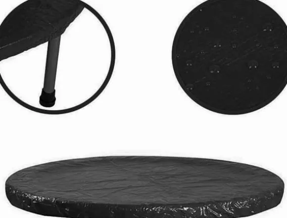 305 cm Multifunktionelt Dække til Pool & Trampoliner - Holdbart PVC med elastisk bånd