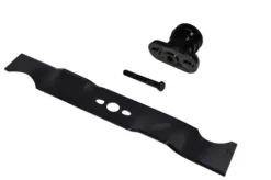 53 CM plæneklipper kniv + knivholder + kile + skrue til Fuxtec plæneklipper med drivfunktion