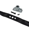 51 CM plæneklipper kniv + knivholder + kile + skrue til Brast