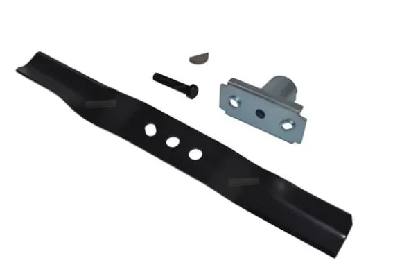 42 CM plæneklipper kniv + knivholder + kile + skrue til Hecht