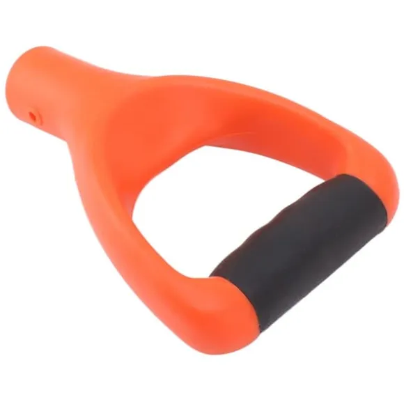 3,2 cm skovlhåndtag Ergonomisk design Multifunktionel robust skovl D-grebshåndtag til gravning af riveværktøj Orange
