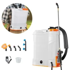 3,2 Gallon Batteridreven Rygsprøjte, 0-90 PSI, 2 Timers Driftstid, Ideel til Havegræsplæne