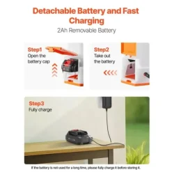 3,2 Gallon Batteridreven Rygsprøjte, 0-90 PSI, 2 Timers Driftstid, Ideel til Havegræsplæne