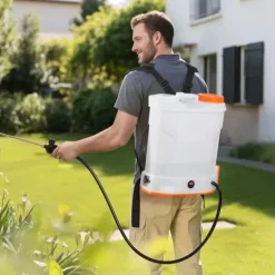 3,2 Gallon Batteridreven Rygsprøjte, 0-90 PSI, 2 Timers Driftstid, Ideel til Havegræsplæne