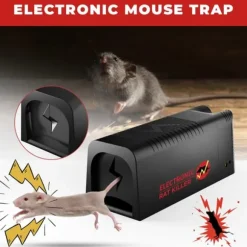 8000 High Voltage Electronic Rat Trap Killer Electric Control Zapper Rodent Pest