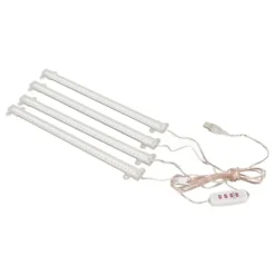 4 hoveder USB-stik Dæmpbar Full Spectrum LED Grow Light med timerfunktion til indendørs sukkulenter - 4000K 168 LED'er