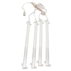 4 hoveder USB-stik Dæmpbar Full Spectrum LED Grow Light med timerfunktion til indendørs sukkulenter - 4000K 168 LED'er