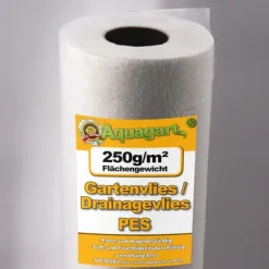 160 m² Geotekstil fleece Havefleece Ukrudtsbekæmpelsesstof Damforing underlag 250 g 1,6 m