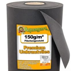 110 m² Havefleece Ukrudtsbekæmpelsesstof Ukrudtsforing Mulchforing Mulchstof 150 g/m² 1 m w.