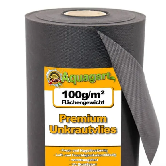 112 m² Havefleece Ukrudtsbekæmpelsesstof Mulchstof 100 g 1,4 m w.