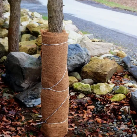 2 m Kokosfibermåtte Vinterbeskyttelse Skråmåtte Kokosfibermåtte 800 g/m² 0,25 m bred