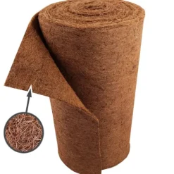 10 m Kokosfibermåtte Vinterbeskyttelse Skråmåtte Kokosfibermåtte 800 g/m² 0,75 m bred