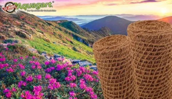 110 m Skråmåtte Bankmåtte Kokos 1 m bred Dammforing Kokosfibermåtte 450 g