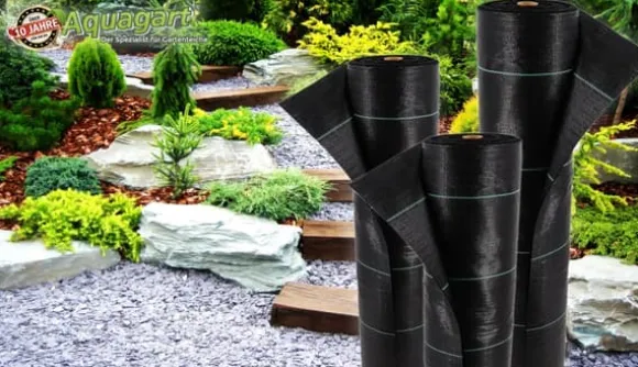 104 m² Ukrudtsbekæmpelsesmembran Ukrudtsforing Mulch liner 100 g 2 m bred