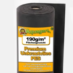 200 m² Ukrudtsbekæmpelsesstof Havefleece Mulchstof Ukrudtsbekæmpelsesmembran 190 g 1 m bred PES