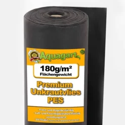 200 m² Ukrudtsbekæmpelsesstof Havefleece Mulchstof Fleece 180 g 2 m bred Premium kvalitet