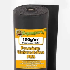 110 m² Ukrudtsbekæmpelsesstof Havefleece Mulchstof Ukrudtsbekæmpelsesmembran 150 g 1 m bred PES