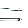 1235/975 mm Bowden-drivkabel + 1240/1070 mm bremsekabel til plæneklipper – 3X Z-krog + fjeder