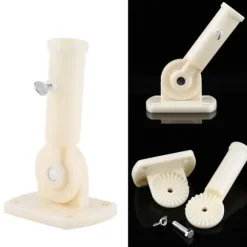30 mm diameter justerbar plastik vægmontering flagstangholder flagstangsbeslag vindsokkel