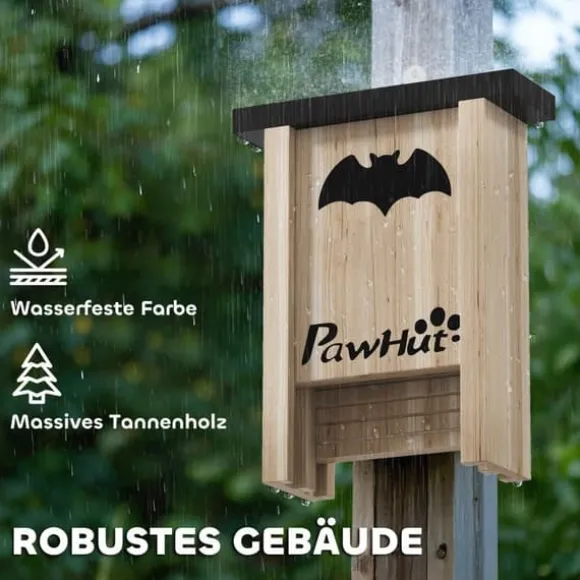 3 pakker flagermusreder, flagermuskasser til haver, frugthaver, gårde, nem ophængning, 18 x 6 x 22,5 cm