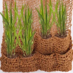 10 Planteposer Coir stof 8 Poser Bankmåtte Skråmåtte til Pond liner