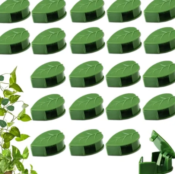 60 plantevægklemmer, klatrevægklemmer, usynlige vinklemmer, selvklæbende planteklemmer med krog, vinklemmer