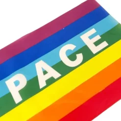 50/100 st Mini Peace Flag Rainbow Pacifist Flag Handhållen Polyester Peace Flagga