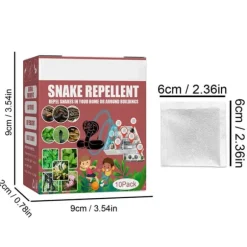 10 st Snake Away Repellent för utomhusgård gräsmatta trädgård camping fiskeäventyr