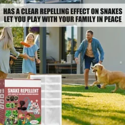10 st Snake Away Repellent för utomhusgård gräsmatta trädgård camping fiskeäventyr