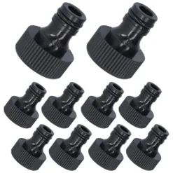 10 stk 15 mm gevindadapter Plastforseglbar holdbar slangeforbindelse til gårdhaveG3/4 indvendigt gevind