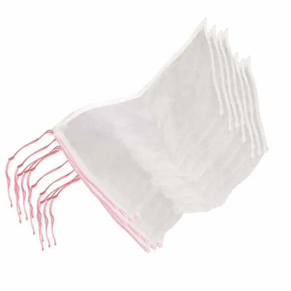 10 stk. beskyttelsesposer til planter og frugter med snørebånd og net mod insekter og fugle 45*30 cm