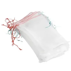 50 stk. beskyttelsesposer til planter og frugter med snørebånd mod insekter og haveredskaber 25*15 cm