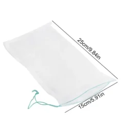 50 stk. beskyttelsesposer til planter og frugter med snørebånd mod insekter og haveredskaber 25*15 cm