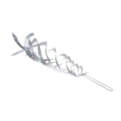 6 STK Fugleafvisende Reflektor Sølv Spiral Fugleafvisende Ark Skræmmefugleværktøj til Farm Garden