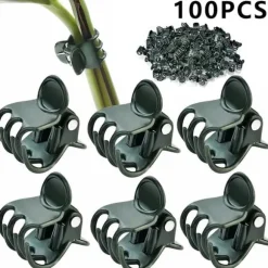 100 stk Haveklemmeplante Orchid Flower Fiksering Plantestøtte