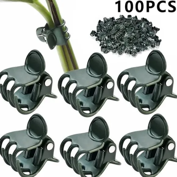 100 stk Haveklemmeplante Orchid Flower Fiksering Plantestøtte