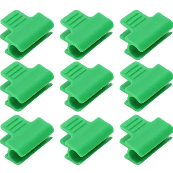 100 STK Haveskur Clamps Plast Stabil Alsidig Film Shading Net Clips til drivhus 11mm/0.43in