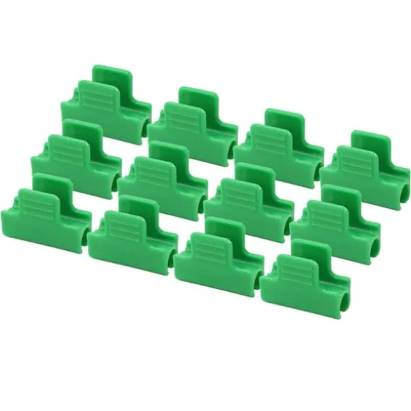 100 STK Haveskur Clamps Plast Stabil Alsidig Film Shading Net Clips til drivhus 11mm/0.43in