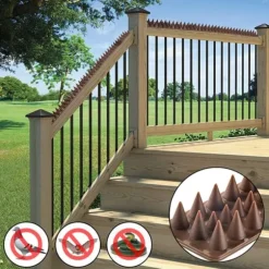 20 stk. katteafskrækkende fugleafskrækker anti-klatre katteafskrækker hjemmesikkerhed udendørs fugleafskrækkende fuglekatteafskrækkersæt