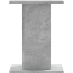 2 stk. plantestativer i konstrueret træ - Stabil og slidstærk | Størrelse: 30x30x40 cm | Farve: Betongrå