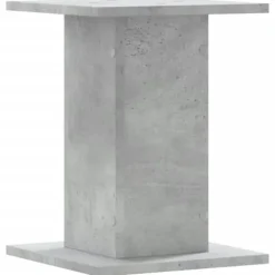 2 stk. plantestativer i konstrueret træ - Stabil og slidstærk | Størrelse: 30x30x40 cm | Farve: Betongrå