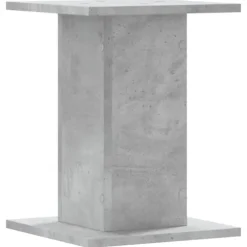 2 stk. plantestativer i konstrueret træ - Stabil og slidstærk | Størrelse: 30x30x40 cm | Farve: Betongrå