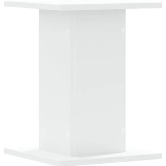 2 stk. plantestativer i konstrueret træ - Stabil og slidstærk | Størrelse: 30x30x40 cm | Farve: Hvid