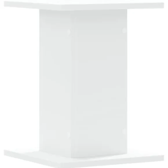 2 stk. plantestativer i konstrueret træ - Stabil og slidstærk | Størrelse: 30x30x40 cm | Farve: Hvid