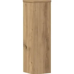 2 stk. plantestativer i konstrueret træ - Blomsterstativ | Størrelse: 17x17x60 cm | Farve: Egetræsfarvet