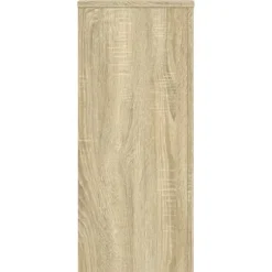 2 stk. plantestativer i konstrueret træ - Stabilt design | Størrelse: 30x30x70 cm | Farve: Sonoma-eg